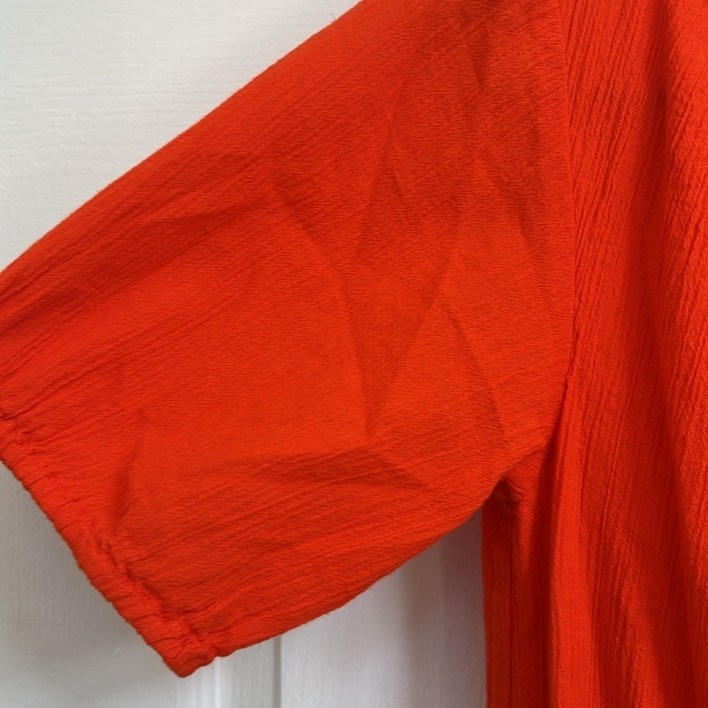 J Crew Coral Gauze Dress - Picture 4 of 5